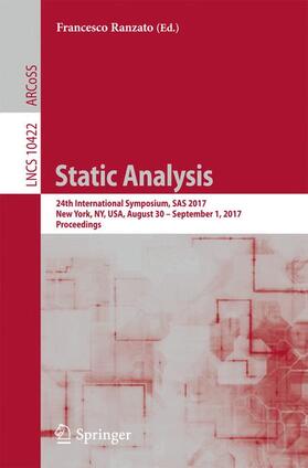 Ranzato |  Static Analysis | Buch |  Sack Fachmedien