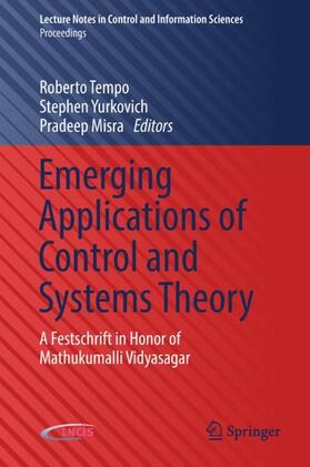 Tempo / Misra / Yurkovich |  Emerging Applications of Control and Systems Theory | Buch |  Sack Fachmedien