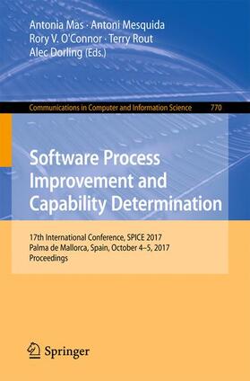 Mas / Mesquida / Dorling |  Software Process Improvement and Capability Determination | Buch |  Sack Fachmedien