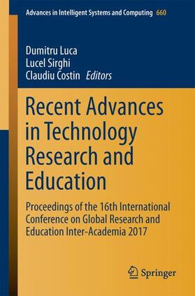 Luca / Costin / Sirghi |  Recent Advances in Technology Research and Education | Buch |  Sack Fachmedien