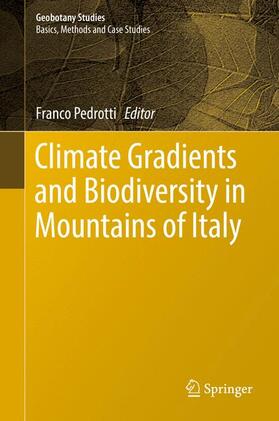 Pedrotti |  Climate Gradients and Biodiversity in Mountains of Italy | Buch |  Sack Fachmedien