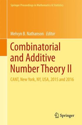 Nathanson |  Combinatorial and Additive Number Theory II | Buch |  Sack Fachmedien