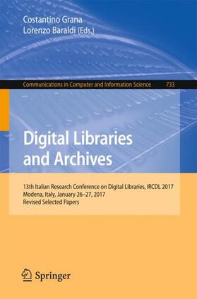 Baraldi / Grana |  Digital Libraries and Archives | Buch |  Sack Fachmedien