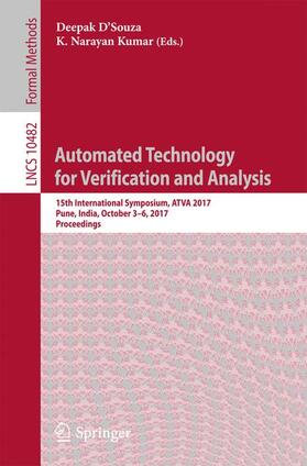 Narayan Kumar / D'Souza |  Automated Technology for Verification and Analysis | Buch |  Sack Fachmedien