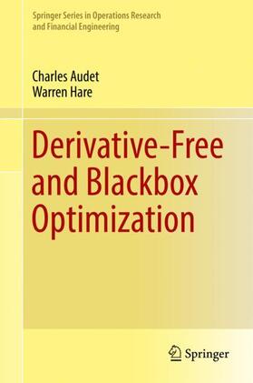 Hare / Audet |  Derivative-Free and Blackbox Optimization | Buch |  Sack Fachmedien