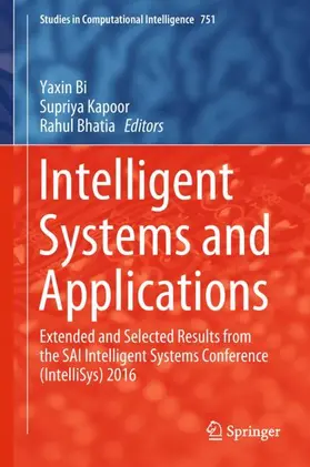 Bi / Bhatia / Kapoor |  Intelligent Systems and Applications | Buch |  Sack Fachmedien