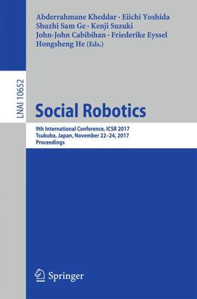 Kheddar / Yoshida / Ge |  Social Robotics | Buch |  Sack Fachmedien