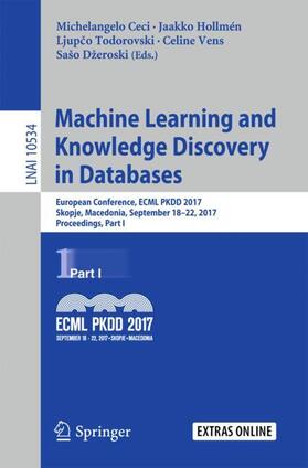 Ceci / Hollmén / Džeroski |  Machine Learning and Knowledge Discovery in Databases | Buch |  Sack Fachmedien