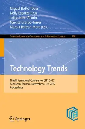 Botto-Tobar / Esparza-Cruz / Beltrán-Mora |  Technology Trends | Buch |  Sack Fachmedien