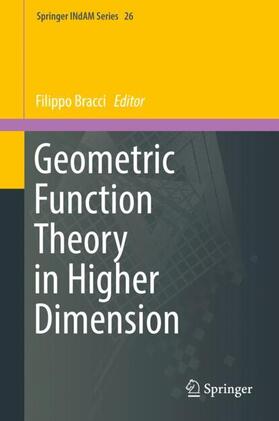 Bracci |  Geometric Function Theory in Higher Dimension | Buch |  Sack Fachmedien