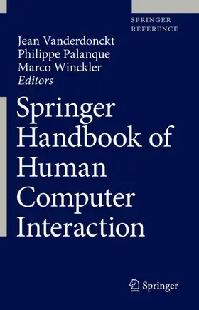 Vanderdonckt |  Handbook of Human Computer Interaction | Buch |  Sack Fachmedien