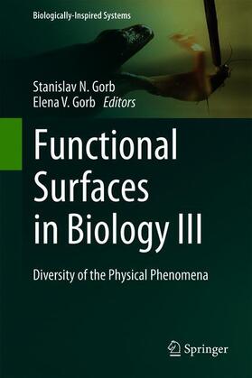 Gorb |  Functional Surfaces in Biology III | Buch |  Sack Fachmedien