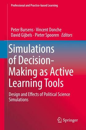 Bursens / Spooren / Donche |  Simulations of Decision-Making as Active Learning Tools | Buch |  Sack Fachmedien