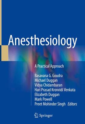 Goudra / Duggan / Chidambaran |  Anesthesiology | Buch |  Sack Fachmedien