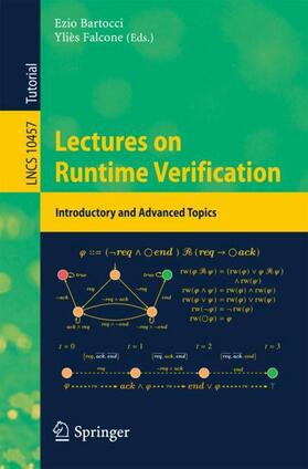 Falcone / Bartocci |  Lectures on Runtime Verification | Buch |  Sack Fachmedien