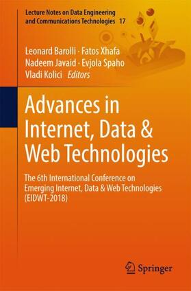 Barolli / Xhafa / Kolici |  Advances in Internet, Data & Web Technologies | Buch |  Sack Fachmedien