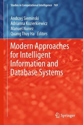 Sieminski / Ha / Kozierkiewicz |  Modern Approaches for Intelligent Information and Database Systems | Buch |  Sack Fachmedien