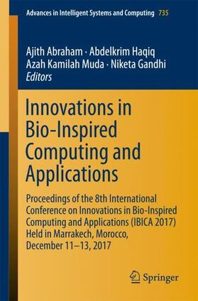 Abraham / Gandhi / Haqiq |  Innovations in Bio-Inspired Computing and Applications | Buch |  Sack Fachmedien
