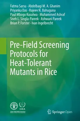 Sarsu / Ghanim / Das |  Pre-Field Screening Protocols for Heat-Tolerant Mutants in Rice | Buch |  Sack Fachmedien