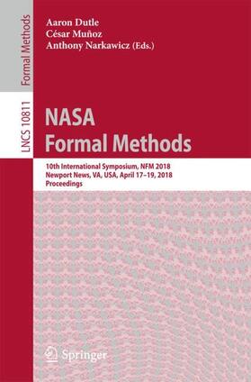 Dutle / Narkawicz / Muñoz |  NASA Formal Methods | Buch |  Sack Fachmedien