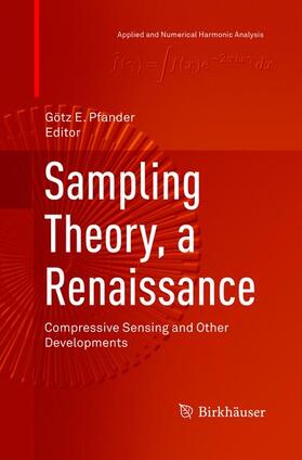 Pfander |  Sampling Theory, a Renaissance | Buch |  Sack Fachmedien