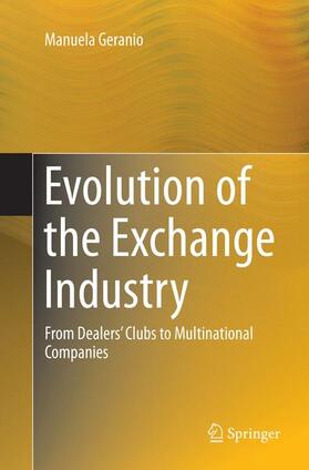 Geranio |  Evolution of the Exchange Industry | Buch |  Sack Fachmedien