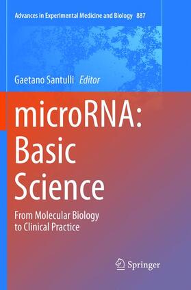 Santulli |  microRNA: Basic Science | Buch |  Sack Fachmedien