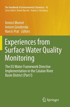Munné / Prat / Ginebreda |  Experiences from Surface Water Quality Monitoring | Buch |  Sack Fachmedien