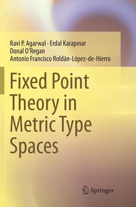 Agarwal / Roldán-López-de-Hierro / KARAPINAR |  Fixed Point Theory in Metric Type Spaces | Buch |  Sack Fachmedien