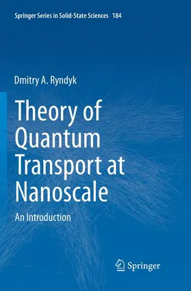 Ryndyk |  Theory of Quantum Transport at Nanoscale | Buch |  Sack Fachmedien