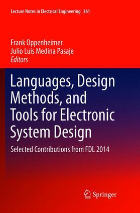 Medina Pasaje / Oppenheimer |  Languages, Design Methods, and Tools for Electronic System Design | Buch |  Sack Fachmedien
