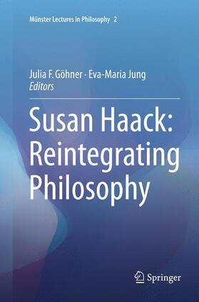 Jung / Göhner |  Susan Haack: Reintegrating Philosophy | Buch |  Sack Fachmedien