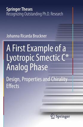 Bruckner |  A First Example of a Lyotropic Smectic C* Analog Phase | Buch |  Sack Fachmedien