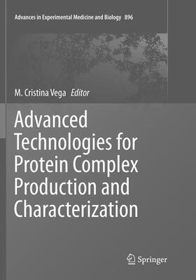 Vega |  Advanced Technologies for Protein Complex Production and Characterization | Buch |  Sack Fachmedien