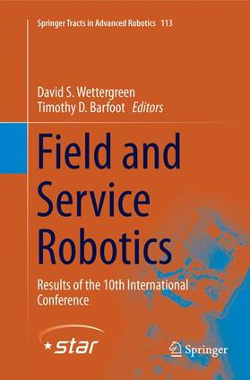 Barfoot / Wettergreen |  Field and Service Robotics | Buch |  Sack Fachmedien