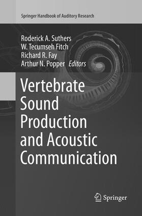 Suthers / Popper / Fitch |  Vertebrate Sound Production and Acoustic Communication | Buch |  Sack Fachmedien