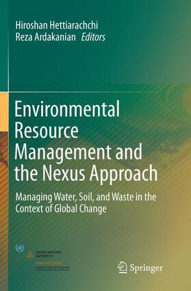 Ardakanian / Hettiarachchi |  Environmental Resource Management and the Nexus Approach | Buch |  Sack Fachmedien