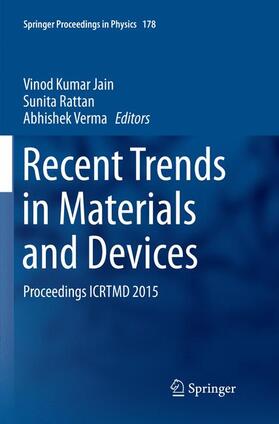 Jain / Verma / Rattan |  Recent Trends in Materials and Devices | Buch |  Sack Fachmedien