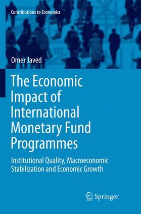 Javed |  The Economic Impact of International Monetary Fund Programmes | Buch |  Sack Fachmedien