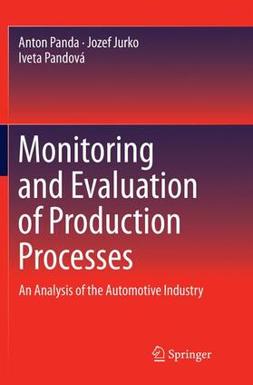 Panda / Jurko / Pandová |  Monitoring and Evaluation of Production Processes | Buch |  Sack Fachmedien