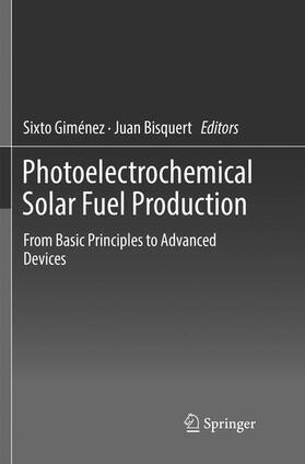 Bisquert / Giménez |  Photoelectrochemical Solar Fuel Production | Buch |  Sack Fachmedien