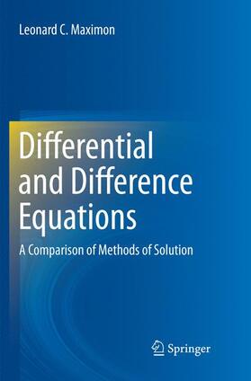 Maximon |  Differential and Difference Equations | Buch |  Sack Fachmedien