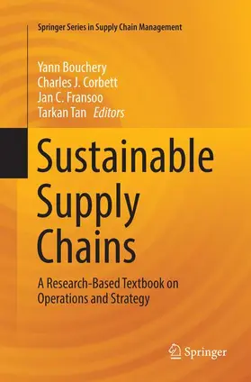 Bouchery / Tan / Corbett |  Sustainable Supply Chains | Buch |  Sack Fachmedien