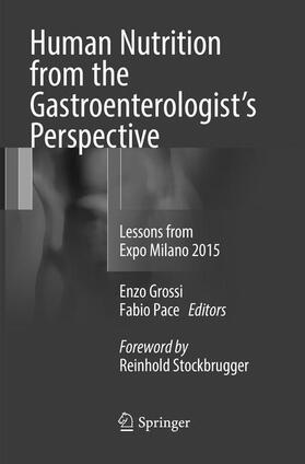 Pace / Grossi |  Human Nutrition from the Gastroenterologist¿s Perspective | Buch |  Sack Fachmedien