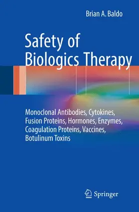 Baldo |  Safety of Biologics Therapy | Buch |  Sack Fachmedien