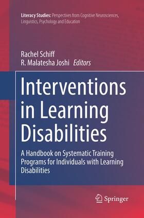 Joshi / Schiff |  Interventions in Learning Disabilities | Buch |  Sack Fachmedien