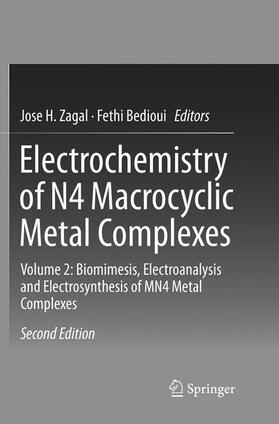 Bedioui / Zagal |  Electrochemistry of N4 Macrocyclic Metal Complexes | Buch |  Sack Fachmedien