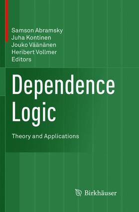 Abramsky / Vollmer / Kontinen |  Dependence Logic | Buch |  Sack Fachmedien