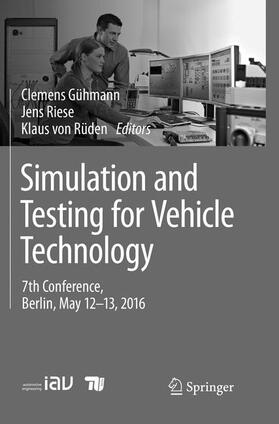 Gühmann / von Rüden / Riese |  Simulation and Testing for Vehicle Technology | Buch |  Sack Fachmedien