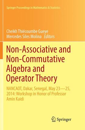 Molina / Gueye |  Non-Associative and Non-Commutative Algebra and Operator Theory | Buch |  Sack Fachmedien